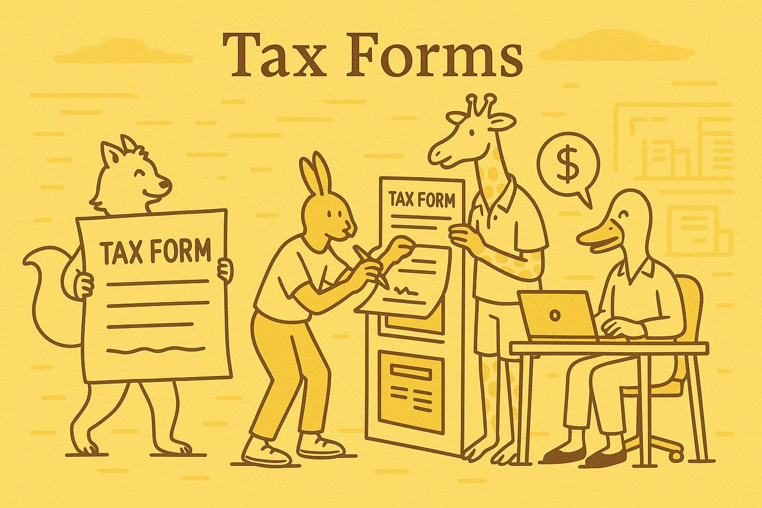 Poster For Tax Forms