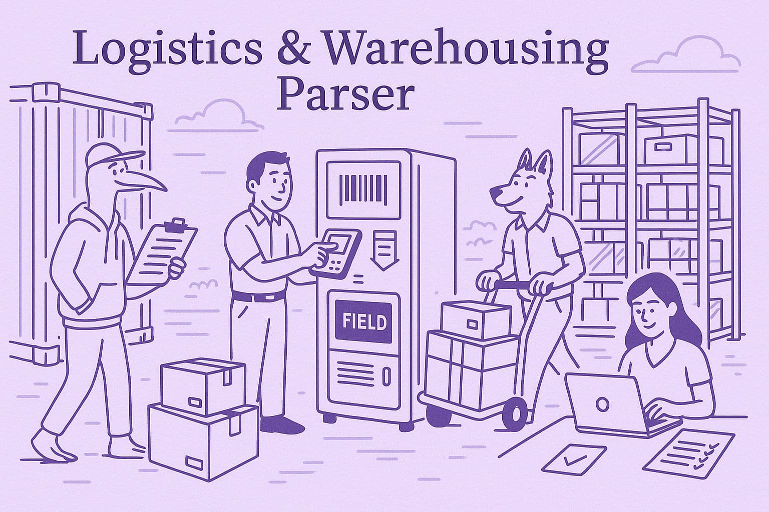 Poster For Logistics & Warehousing
