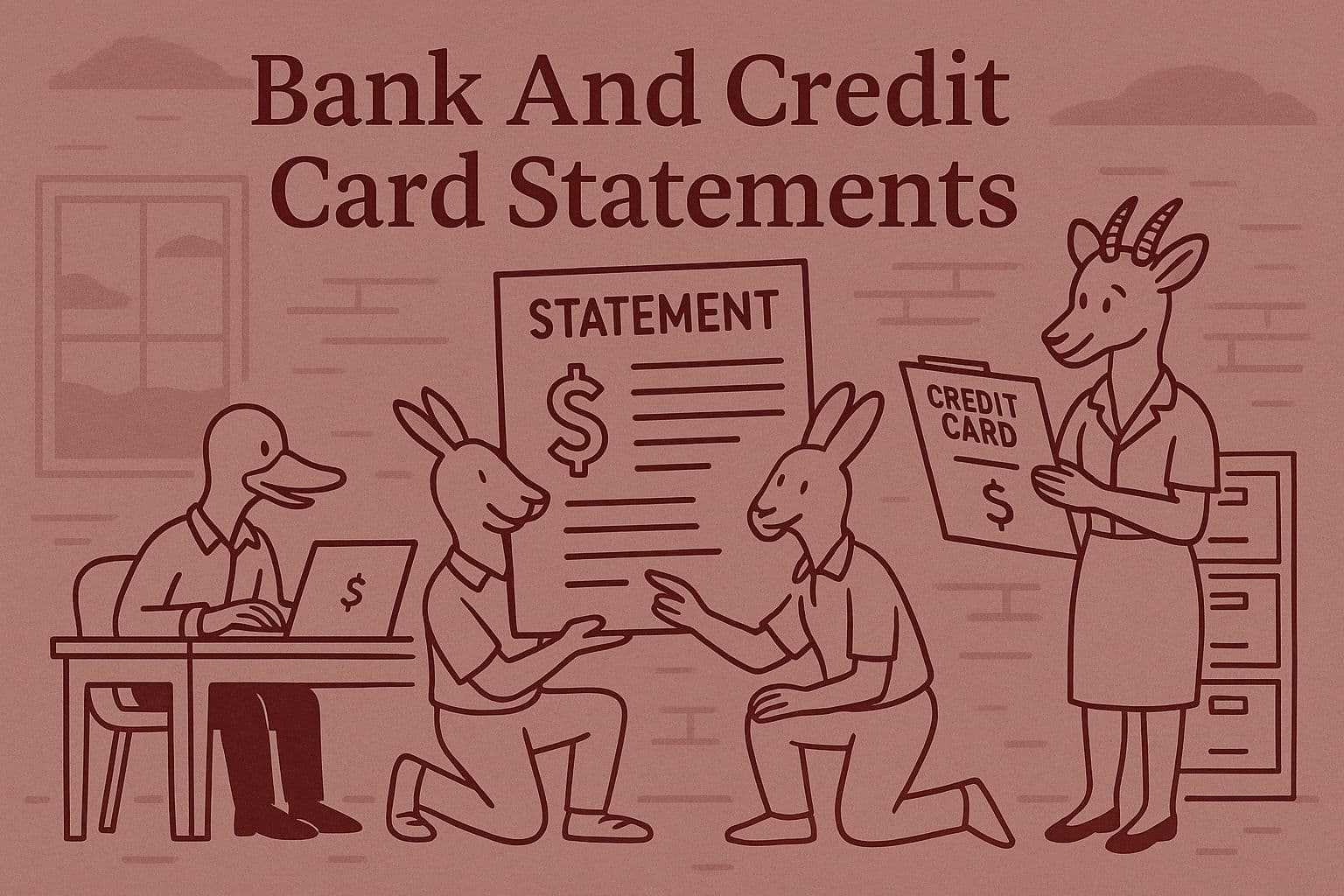 Poster For Bank Statements